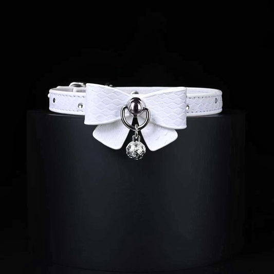 Timeless Beauty in Pure White - Master Love BDSM Collar