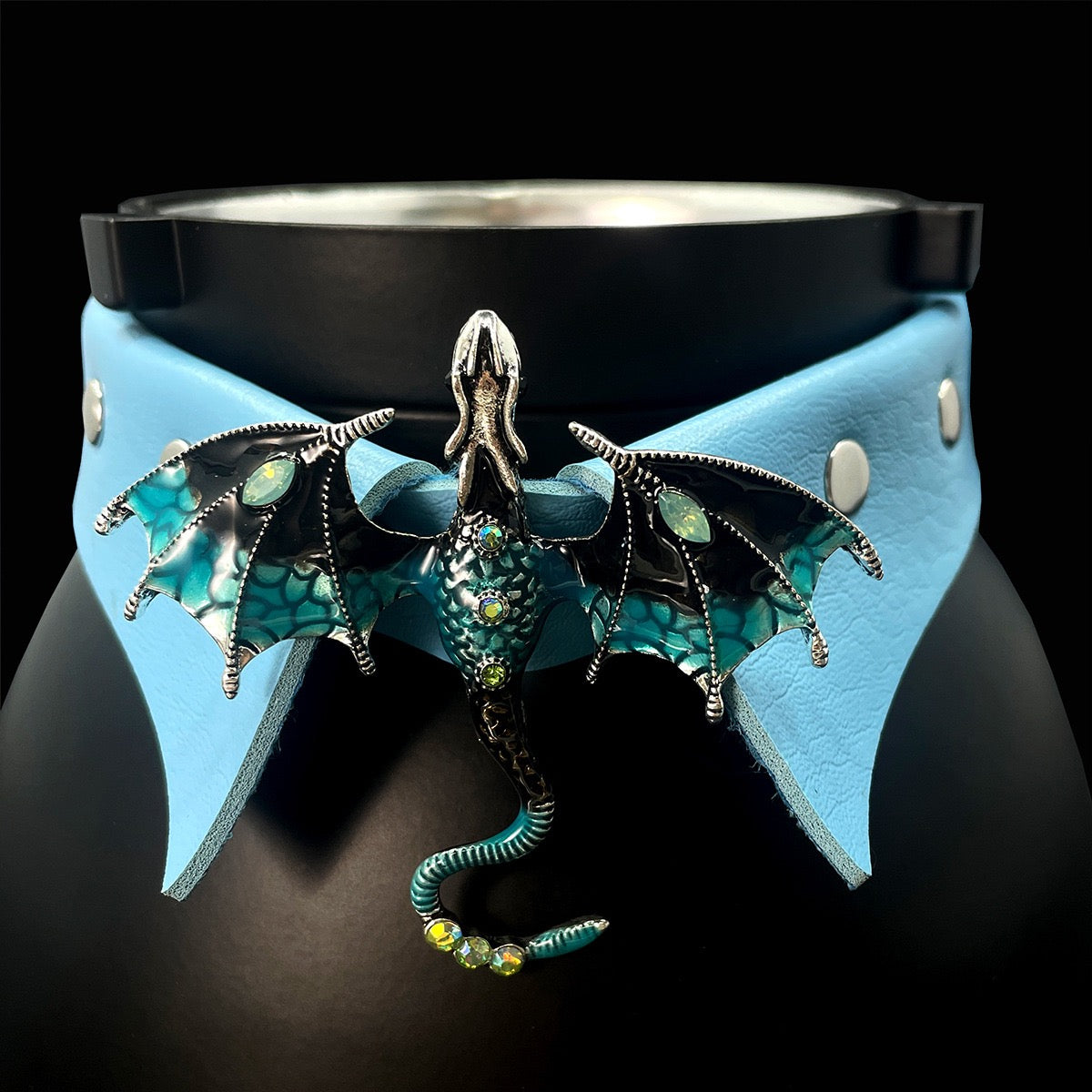 Dragon Master leather collar - Master love Shop